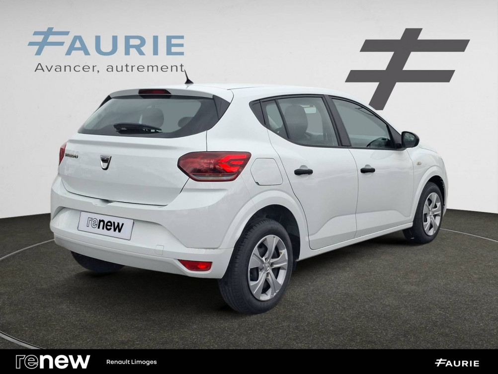 Acheter Dacia Sandero Sandero SCe 65 - 22 Essentiel 5p occasion dans les concessions du Groupe Faurie