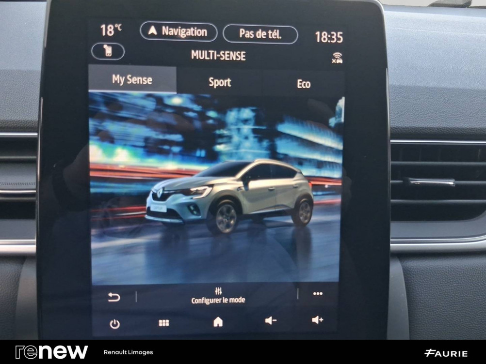 Acheter Renault Captur 2 Captur E-Tech hybride 145 Techno 5p occasion dans les concessions du Groupe Faurie