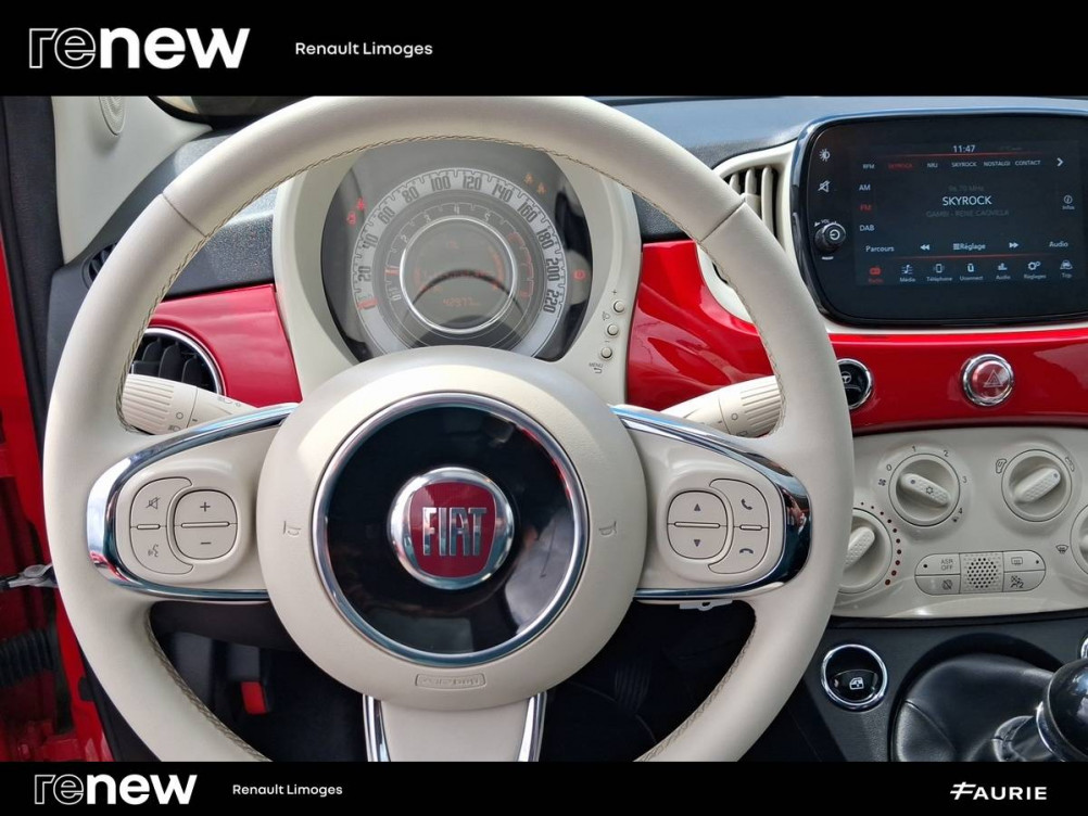 Acheter Fiat 500 500 1.0 70 ch Hybride BSG S/S Dolcevita 3p occasion dans les concessions du Groupe Faurie