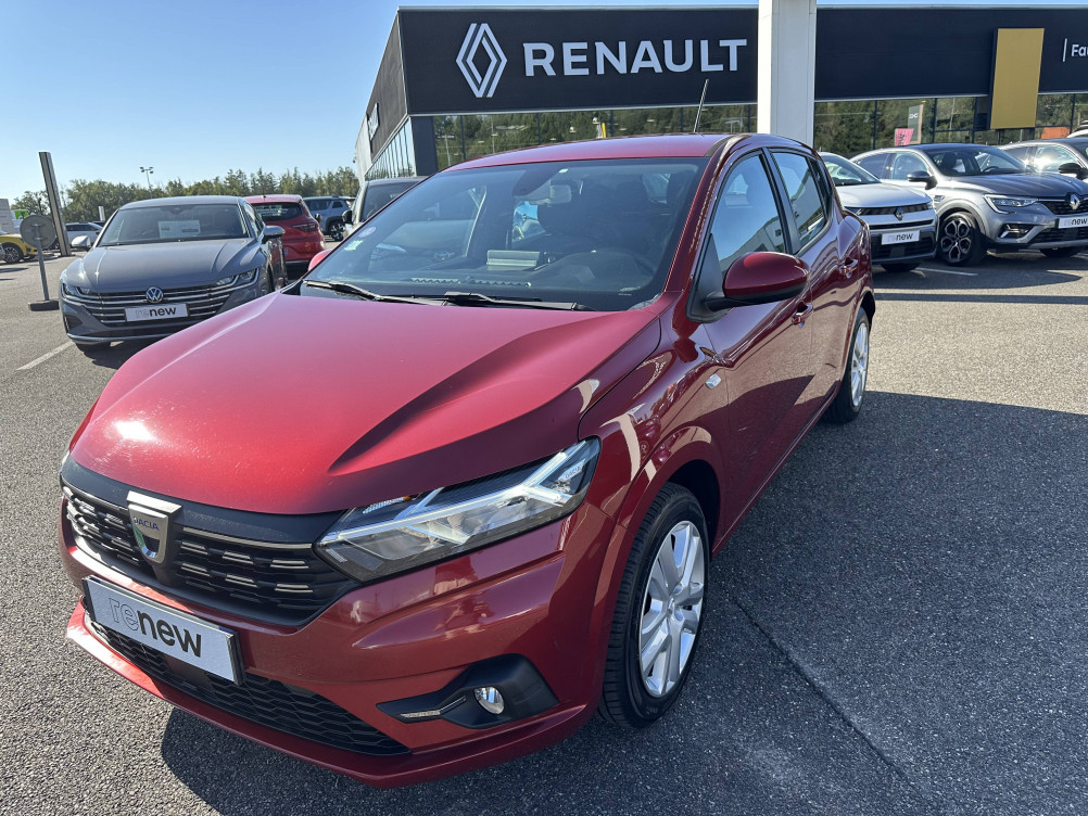 Acheter Dacia Sandero Sandero ECO-G 100 Confort 5p occasion dans les concessions du Groupe Faurie