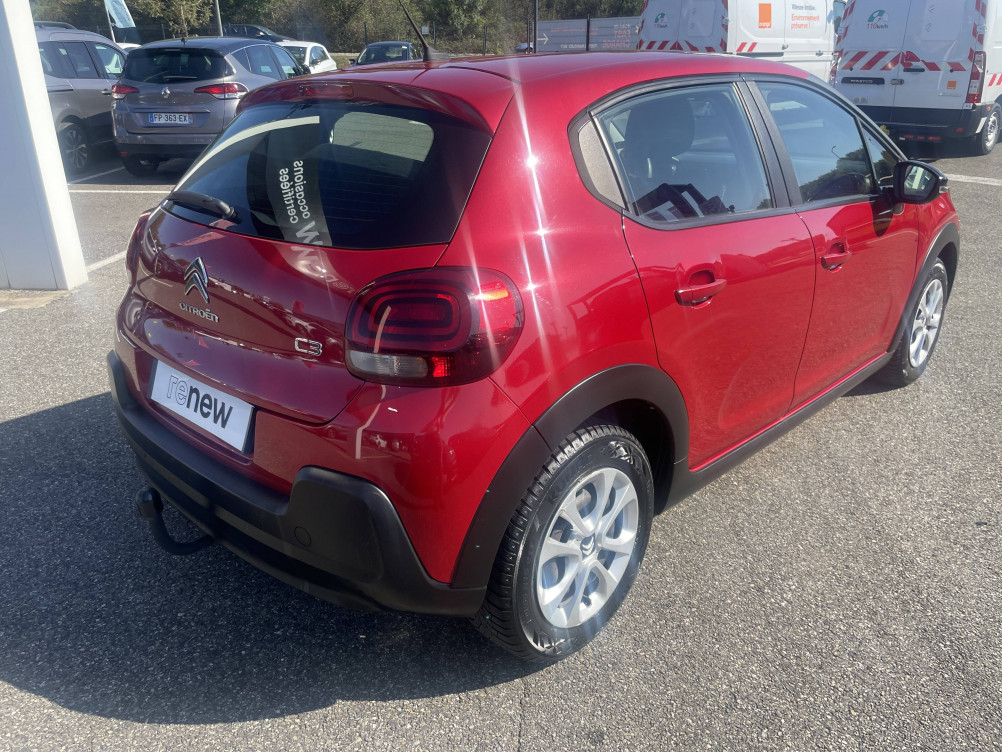 Acheter Citroën C3 C3 PureTech 82 Feel 5p occasion dans les concessions du Groupe Faurie