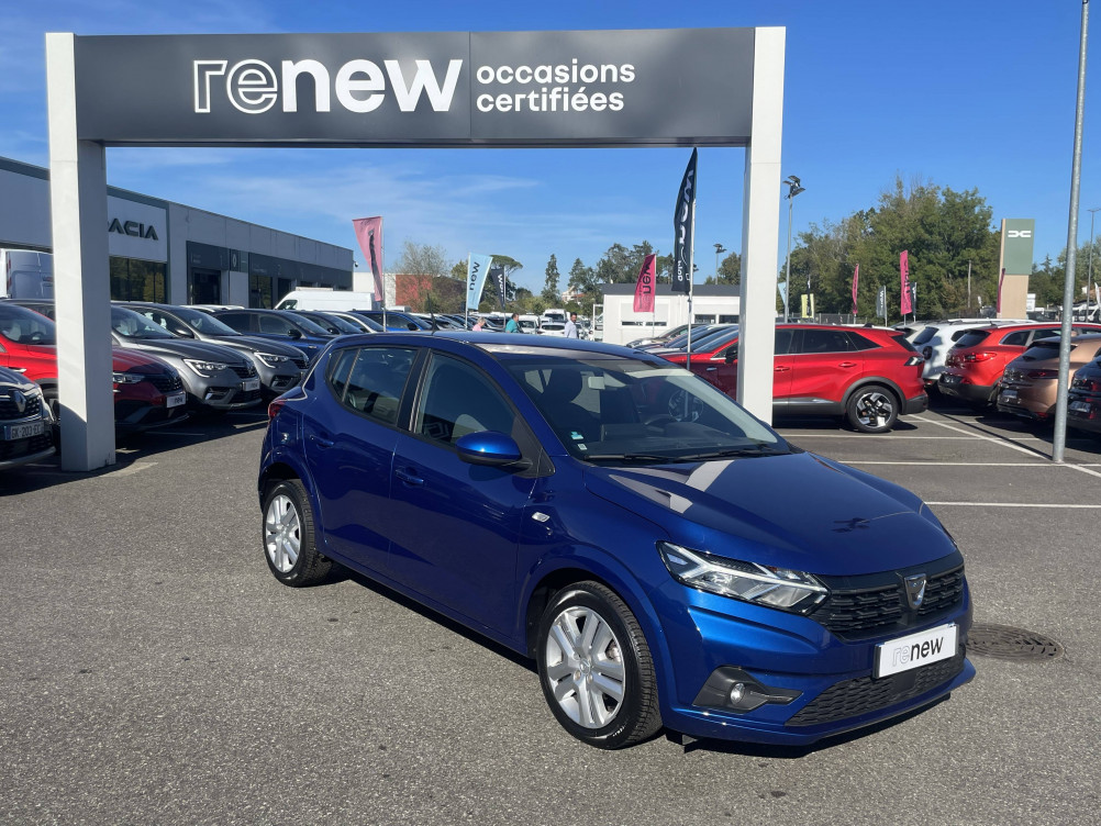 Acheter Dacia Sandero Sandero SCe 65 Confort 5p occasion dans les concessions du Groupe Faurie