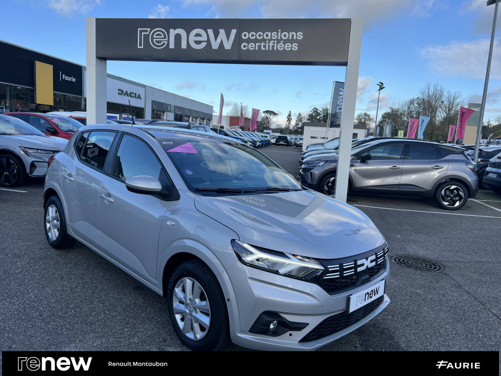 Acheter Dacia Sandero Sandero TCe 90 Expression 5p occasion dans les concessions du Groupe Faurie