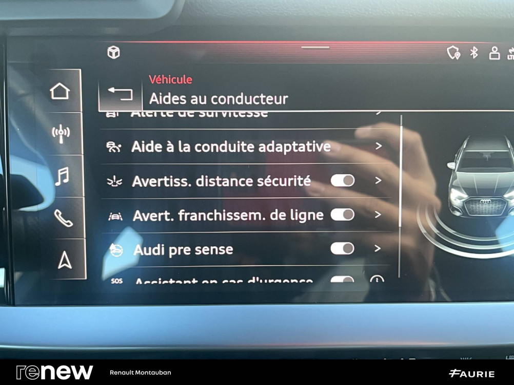 Acheter Audi A3 A3 Sportback 35 TDI 150 S tronic 7 S Line 5p occasion dans les concessions du Groupe Faurie