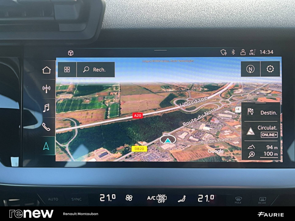 Acheter Audi A3 A3 Sportback 35 TDI 150 S tronic 7 S Line 5p occasion dans les concessions du Groupe Faurie