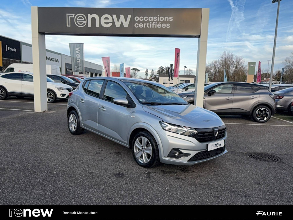 Acheter Dacia Sandero Sandero ECO-G 100 Confort 5p occasion dans les concessions du Groupe Faurie