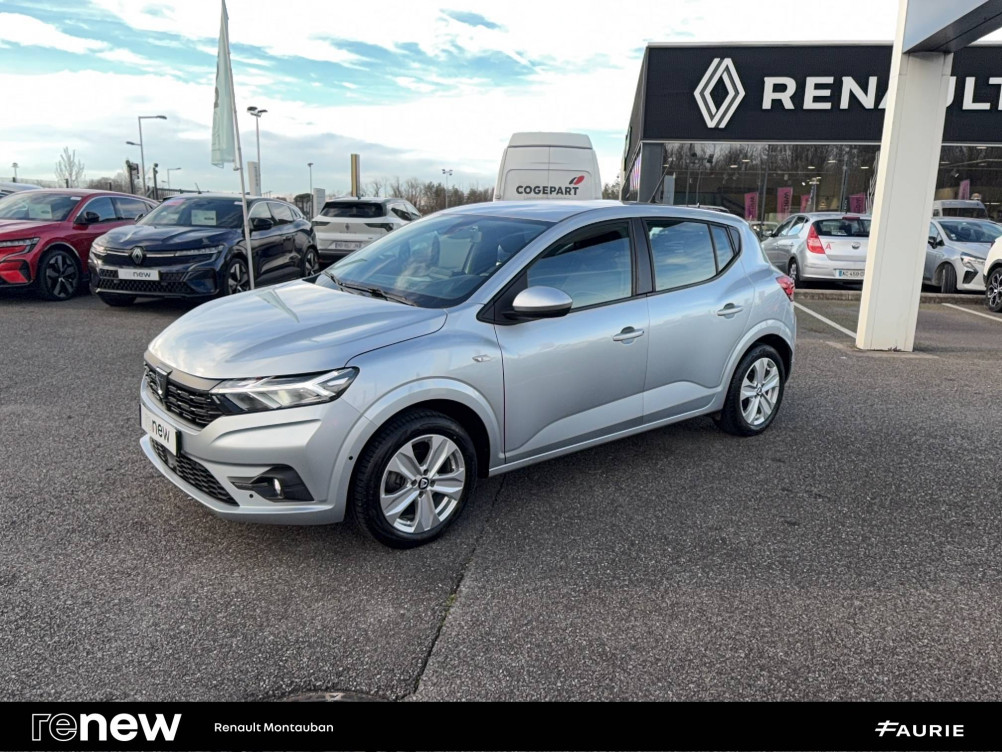 Acheter Dacia Sandero Sandero ECO-G 100 Confort 5p occasion dans les concessions du Groupe Faurie