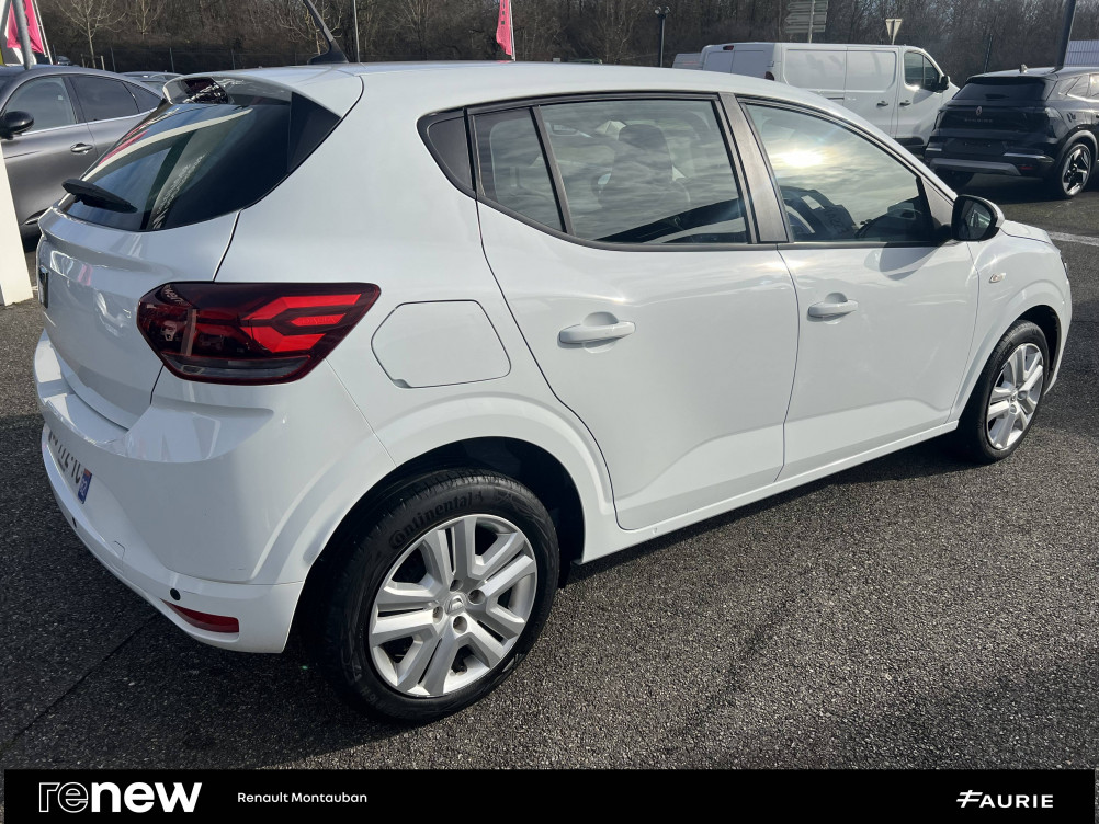 Acheter Dacia Sandero Sandero ECO-G 100 Confort 5p occasion dans les concessions du Groupe Faurie