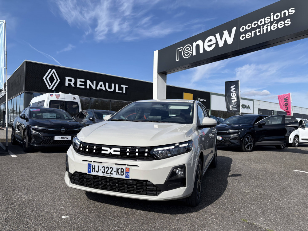 Acheter Dacia Sandero Sandero ECO-G 120 auto Journey 5p neuf dans les concessions du Groupe Faurie