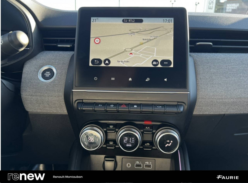 Acheter Renault Clio 5 Clio E-Tech full hybrid 145 ch GSR2 Techno 5p occasion dans les concessions du Groupe Faurie