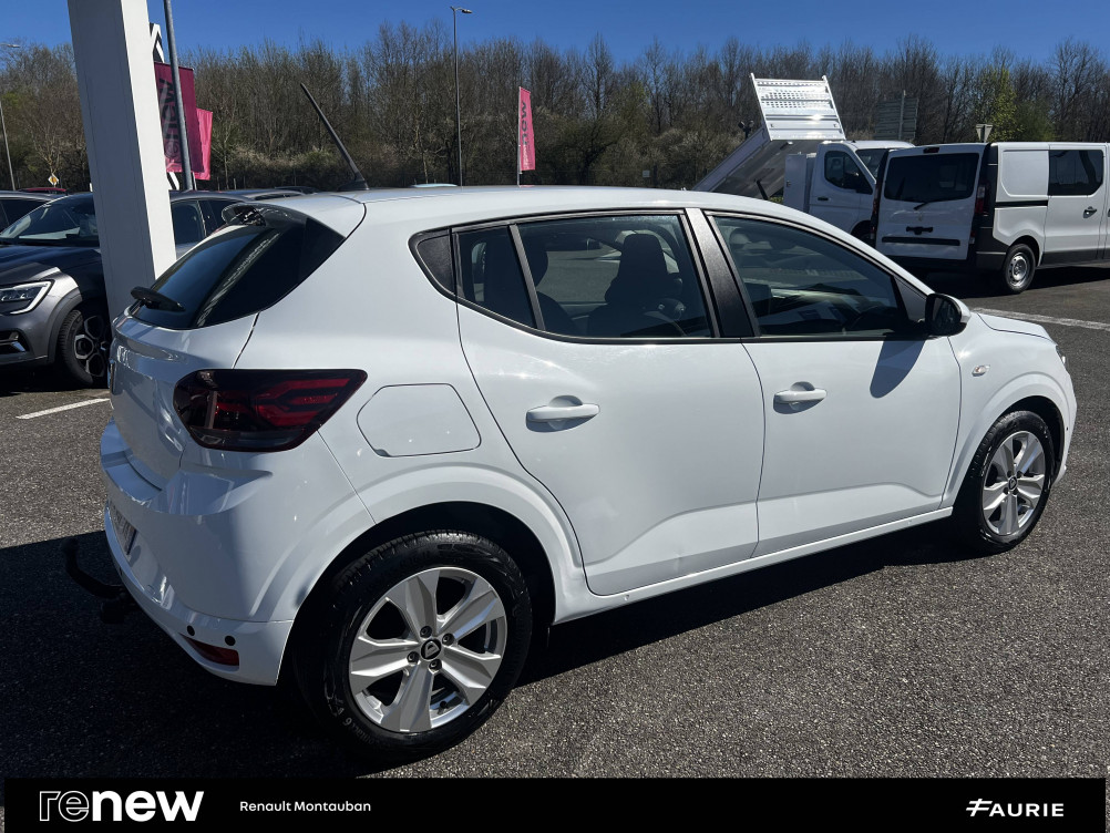 Acheter Dacia Sandero Sandero SCe 65 - 22 Confort 5p occasion dans les concessions du Groupe Faurie