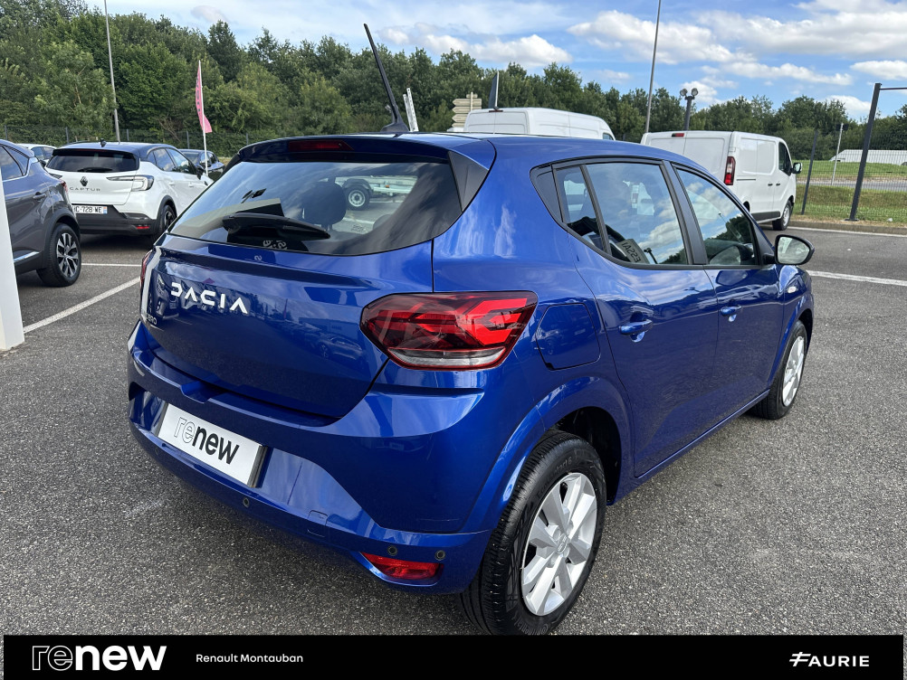 Acheter Dacia Sandero Sandero TCe 90 Expression 5p occasion dans les concessions du Groupe Faurie