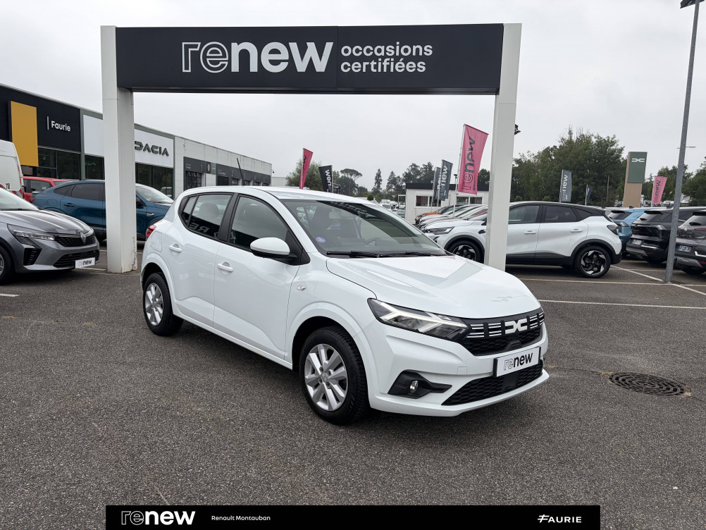 Acheter Dacia Sandero Sandero ECO-G 100 Expression 5p occasion dans les concessions du Groupe Faurie