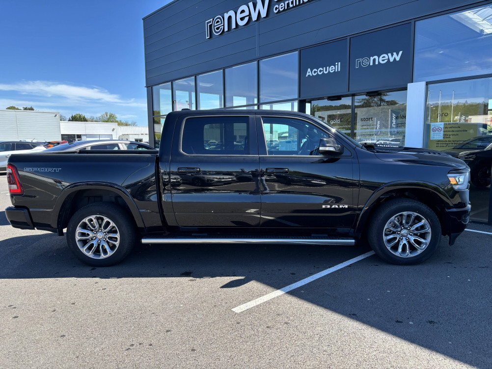 Acheter Dodge RAM Ram 1500 Ram DT 1500 V8 5,7 L HEMI MDS VVT BVA8 Laramie Pack Sport Crew Cab 4X4  2p occasion dans les concessions du Groupe Faurie