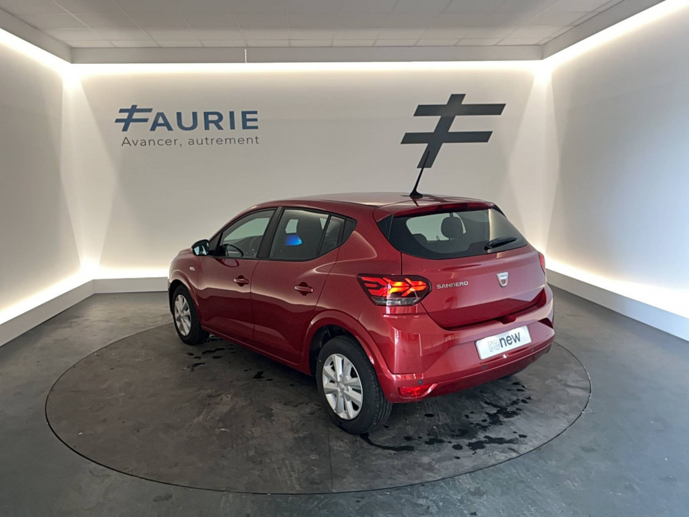 Acheter Dacia Sandero Sandero SCe 65 - 22 Confort 5p occasion dans les concessions du Groupe Faurie