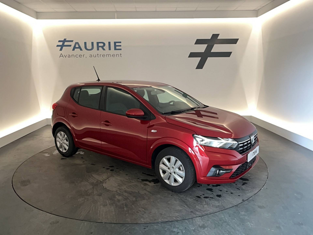 Acheter Dacia Sandero Sandero SCe 65 - 22 Confort 5p occasion dans les concessions du Groupe Faurie