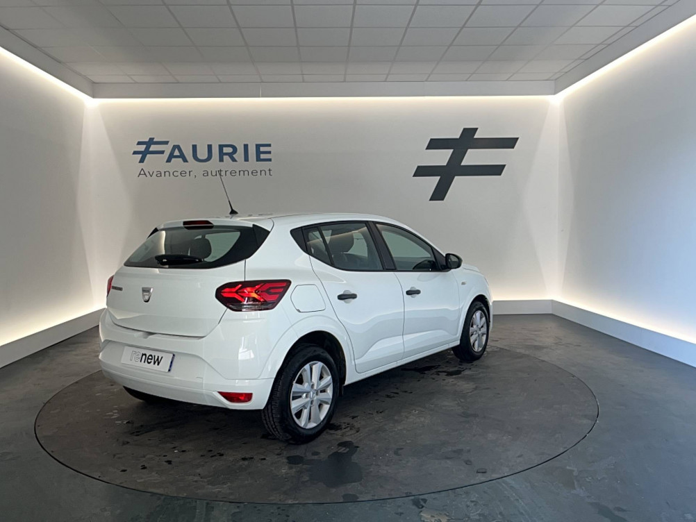 Acheter Dacia Sandero Sandero SCe 65 Essentiel 5p occasion dans les concessions du Groupe Faurie