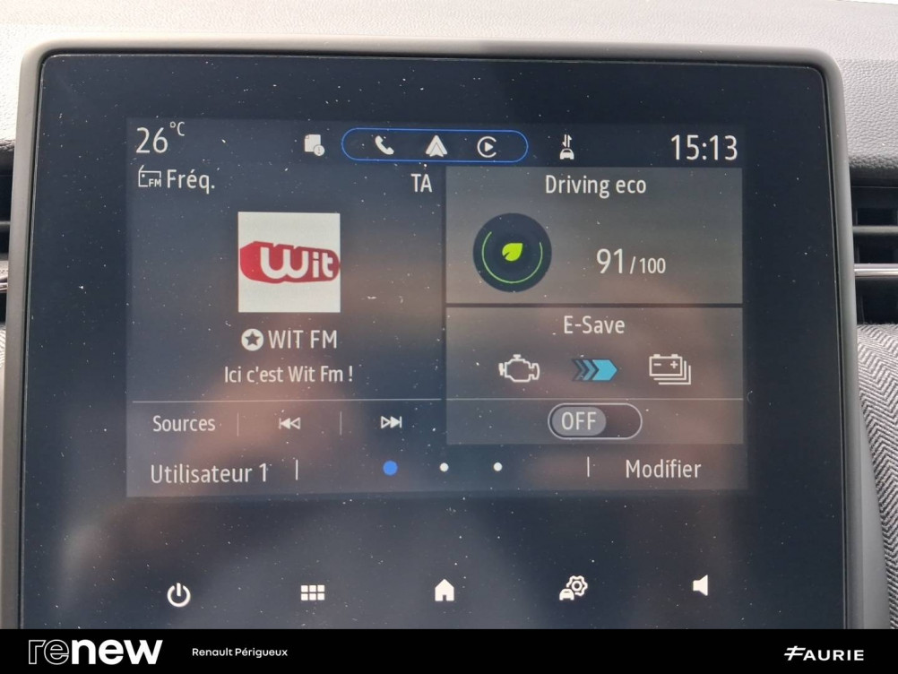 Acheter Renault Clio 5 Clio E-Tech full hybrid 145 Techno 5p occasion dans les concessions du Groupe Faurie