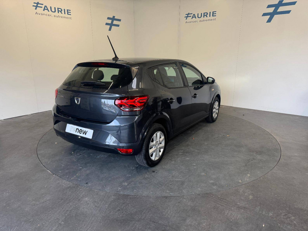 Acheter Dacia Sandero Sandero SCe 65 - 22 Confort 5p occasion dans les concessions du Groupe Faurie