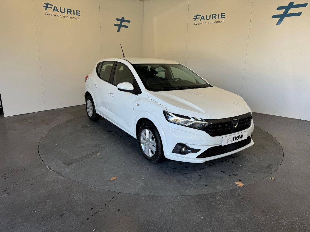 Acheter Dacia Sandero Sandero SCe 65 - 22 Confort 5p occasion dans les concessions du Groupe Faurie