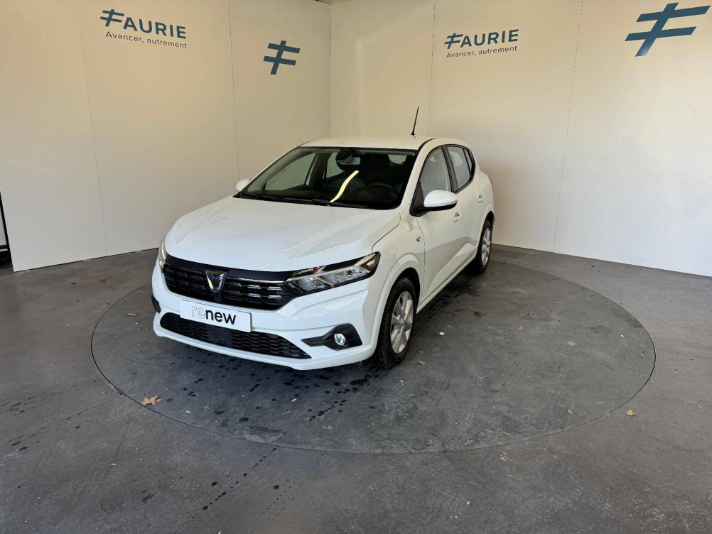 Acheter Dacia Sandero Sandero SCe 65 - 22 Confort 5p occasion dans les concessions du Groupe Faurie