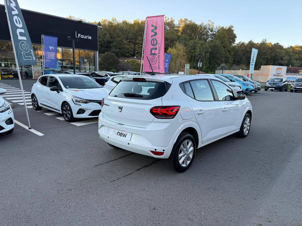 Acheter Dacia Sandero Sandero TCe 90 - 22 Confort 5p occasion dans les concessions du Groupe Faurie