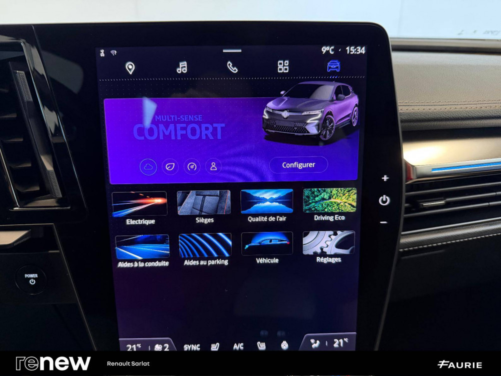 Acheter Renault Megane E-Tech Megane E-Tech EV60 220 ch super charge Iconic 5p occasion dans les concessions du Groupe Faurie