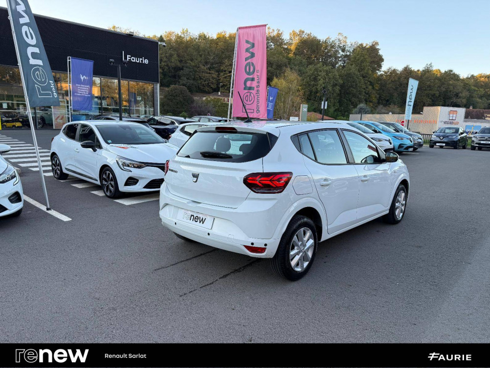 Acheter Dacia Sandero Sandero TCe 90 - 22 Confort 5p occasion dans les concessions du Groupe Faurie