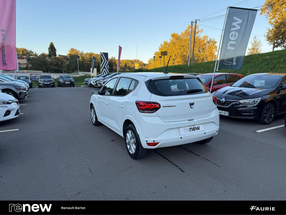 Acheter Dacia Sandero Sandero TCe 90 - 22 Confort 5p occasion dans les concessions du Groupe Faurie