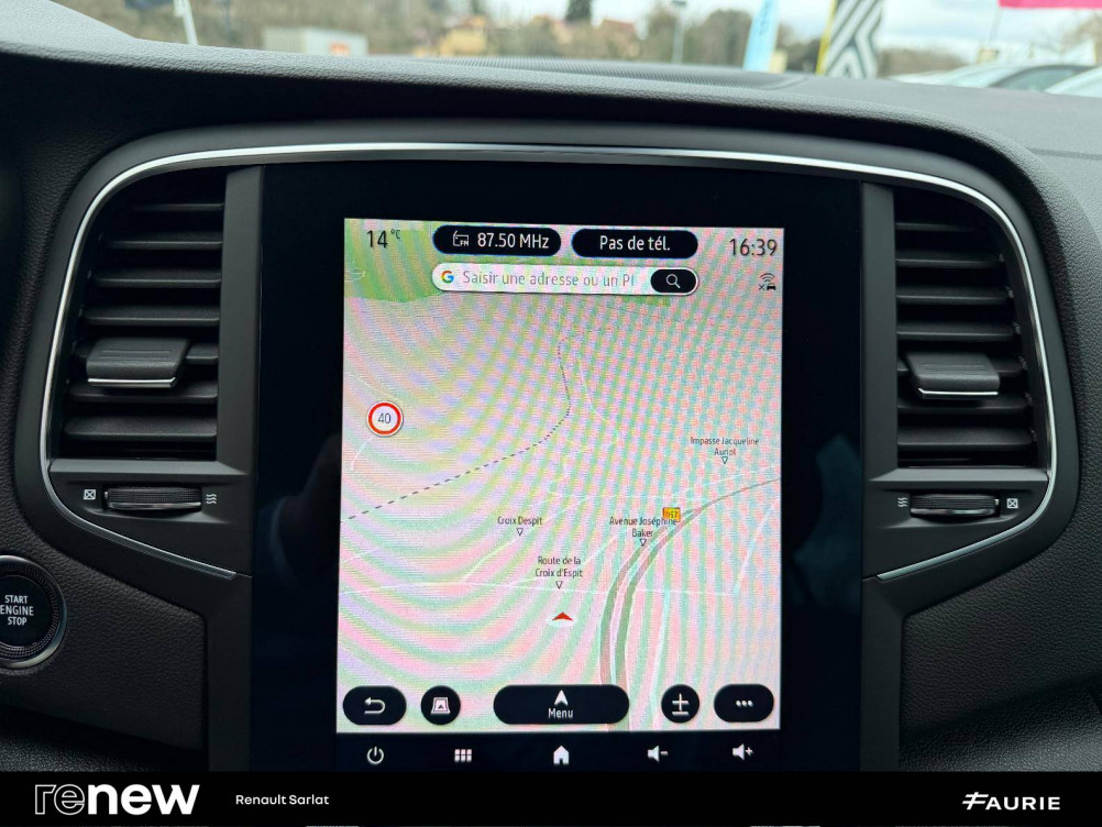 Acheter Renault Megane 4 Mégane IV Berline Blue dCi 115 EDC - 21B Intens 5p occasion dans les concessions du Groupe Faurie