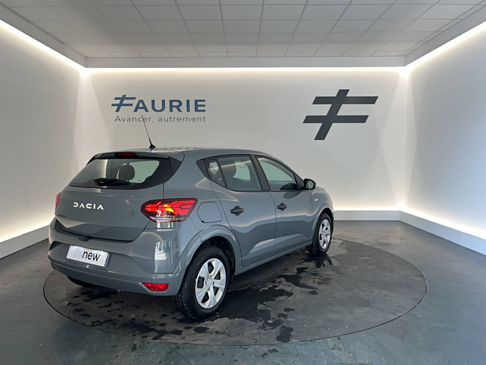 Acheter Dacia Sandero Sandero SCe 65 Essential 5p occasion dans les concessions du Groupe Faurie