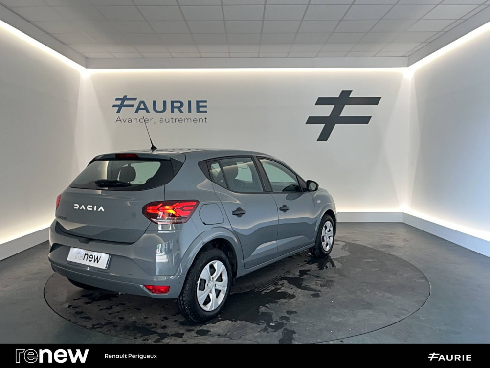 Acheter Dacia Sandero Sandero SCe 65 Essential 5p occasion dans les concessions du Groupe Faurie