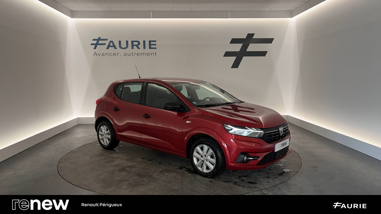 Acheter Dacia Sandero Sandero SCe 65 Essentiel 5p occasion dans les concessions du Groupe Faurie