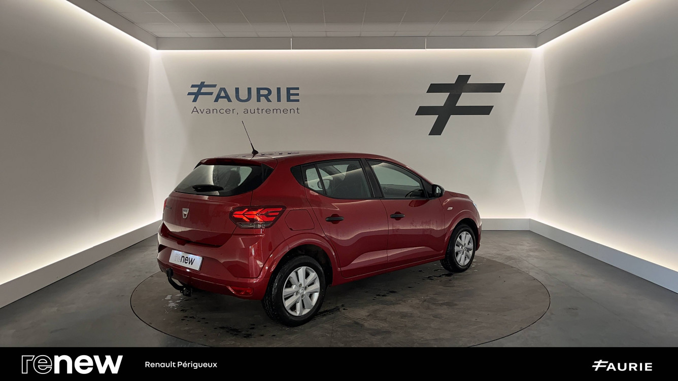 Acheter Dacia Sandero Sandero SCe 65 Essentiel 5p occasion dans les concessions du Groupe Faurie