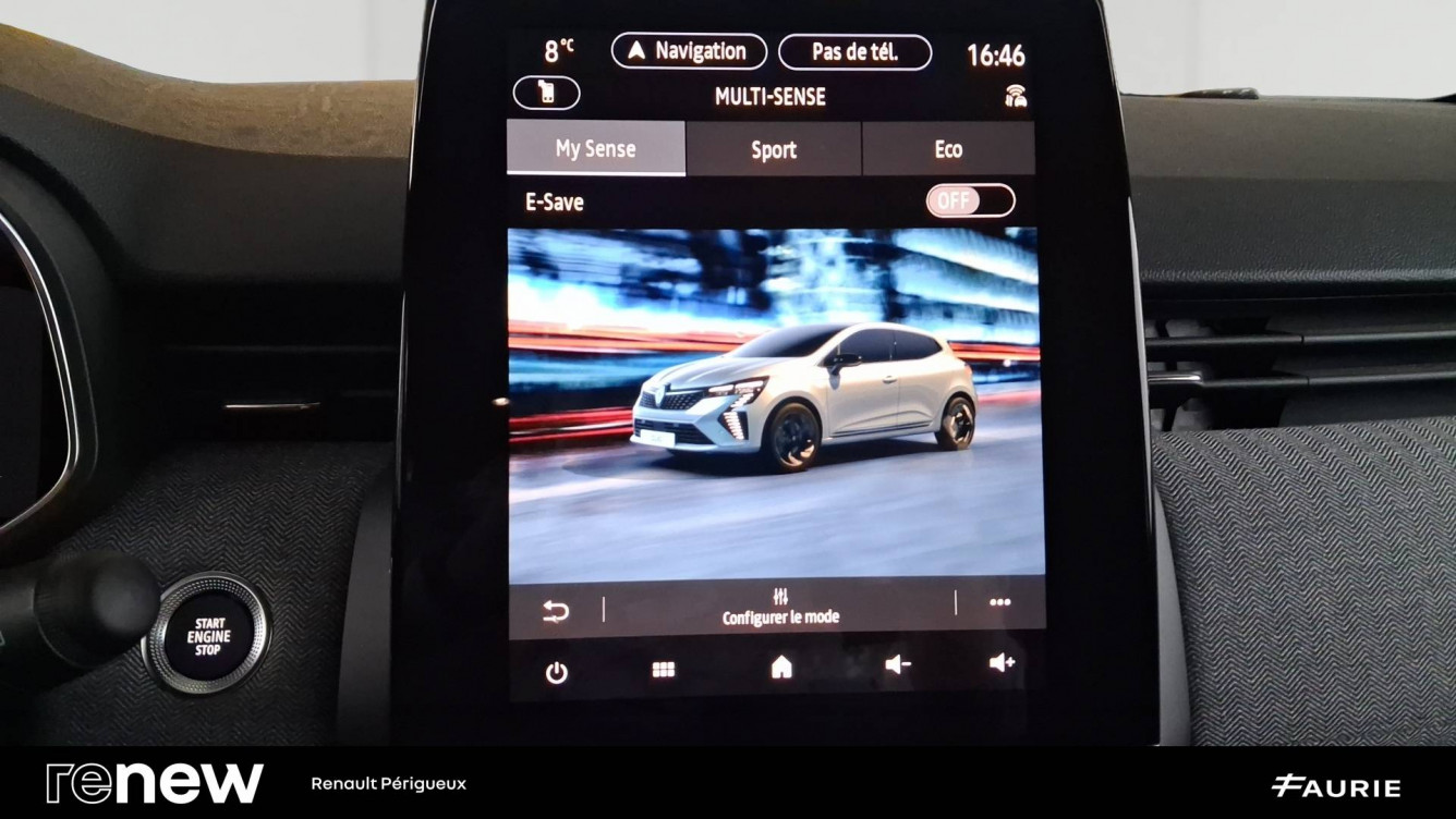 Acheter Renault Clio 5 Clio E-Tech full hybrid 145 ch GSR2 Techno 5p occasion dans les concessions du Groupe Faurie