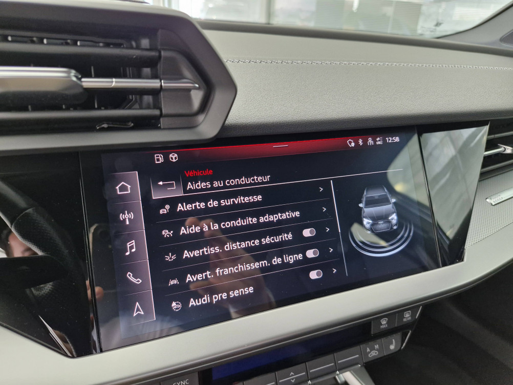 Acheter Audi A3 A3 Sportback 40 TFSIe 204 S tronic 6 S Line 5p occasion dans les concessions du Groupe Faurie