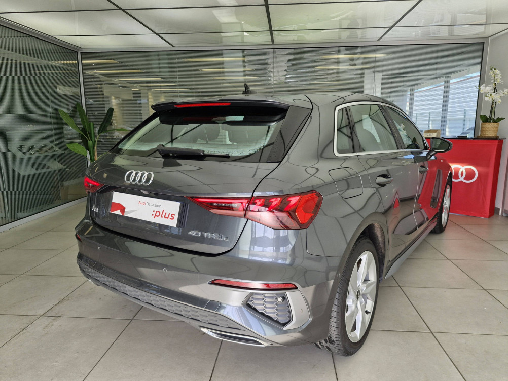 Acheter Audi A3 A3 Sportback 40 TFSIe 204 S tronic 6 S Line 5p occasion dans les concessions du Groupe Faurie