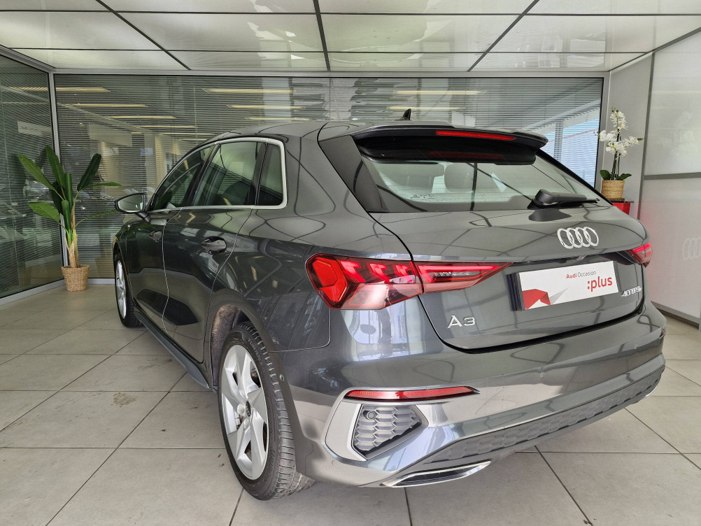 Acheter Audi A3 A3 Sportback 40 TFSIe 204 S tronic 6 S Line 5p occasion dans les concessions du Groupe Faurie