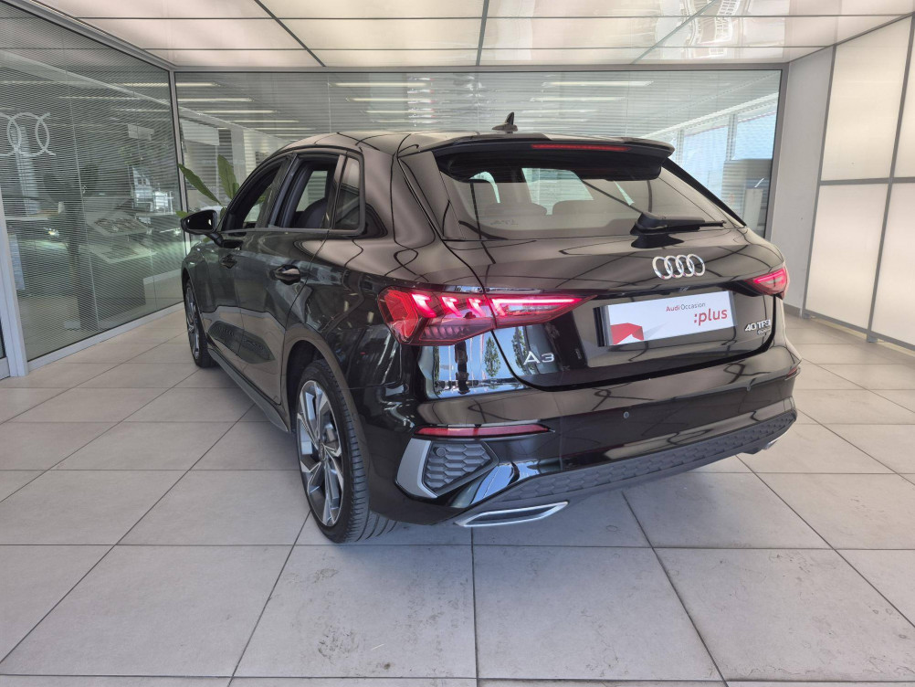 Acheter Audi A3 A3 Sportback 40 TFSI 190 S tronic 7 Quattro S Line 5p occasion dans les concessions du Groupe Faurie