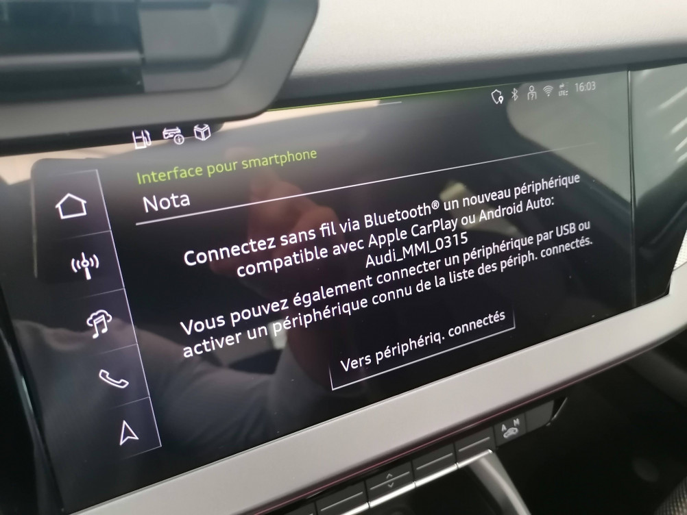 Acheter Audi A3 A3 Sportback TDI 150 S tronic 7 S line 5p occasion dans les concessions du Groupe Faurie