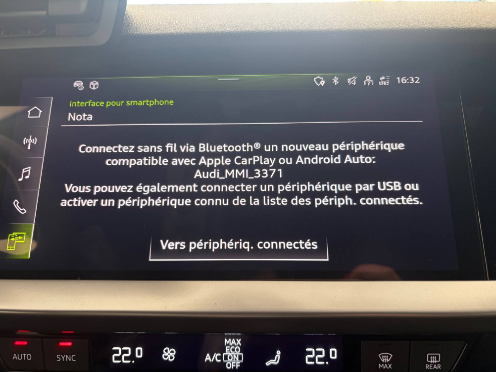 Acheter Audi A3 A3 Sportback TFSI Mild Hybrid 150 S tronic 7 S line 5p occasion dans les concessions du Groupe Faurie