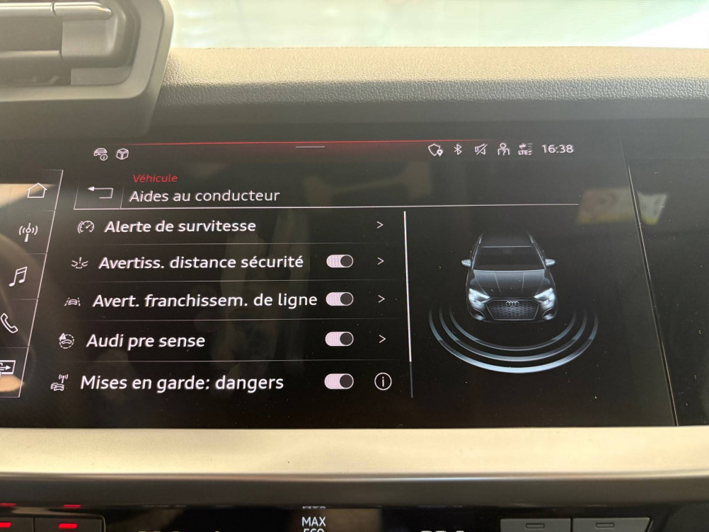 Acheter Audi A3 A3 Sportback TFSI Mild Hybrid 150 S tronic 7 S line 5p occasion dans les concessions du Groupe Faurie