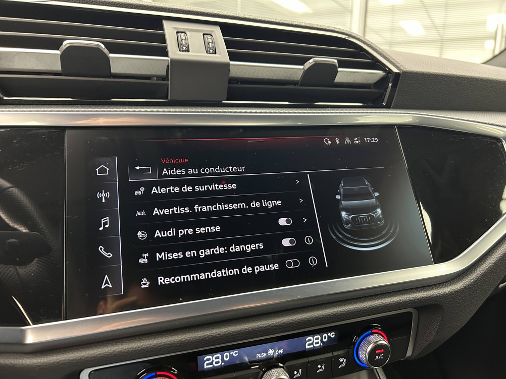 Acheter Audi Q3 Q3 45 TFSIe 245 ch S tronic 6 S line 5p occasion dans les concessions du Groupe Faurie