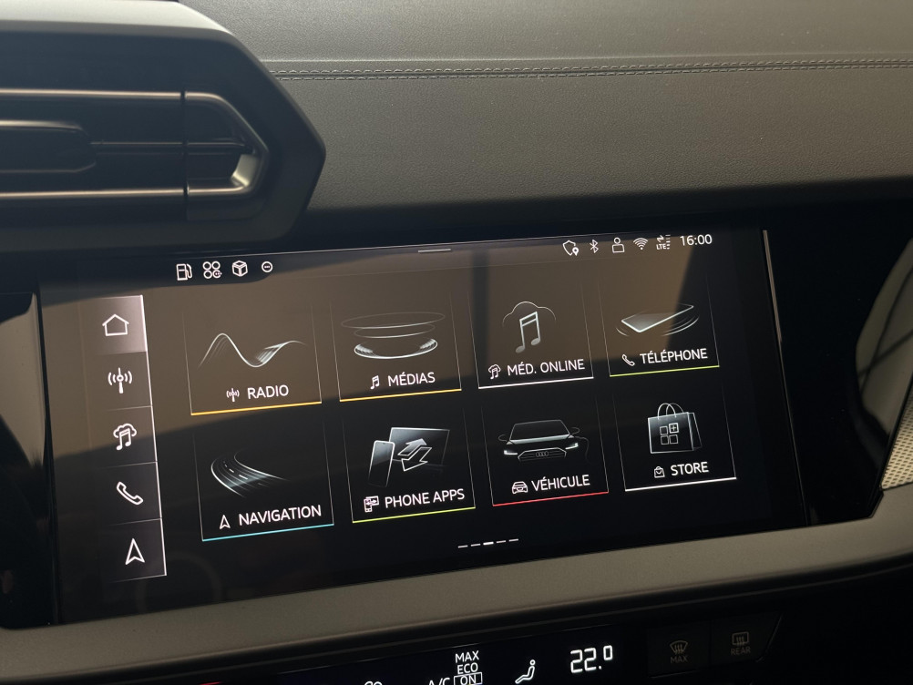 Acheter Audi A3 Sportback A3 Sportback TFSI e Hybride rechargeable 204 S tronic 6 S line 5p neuf dans les concessions du Groupe Faurie