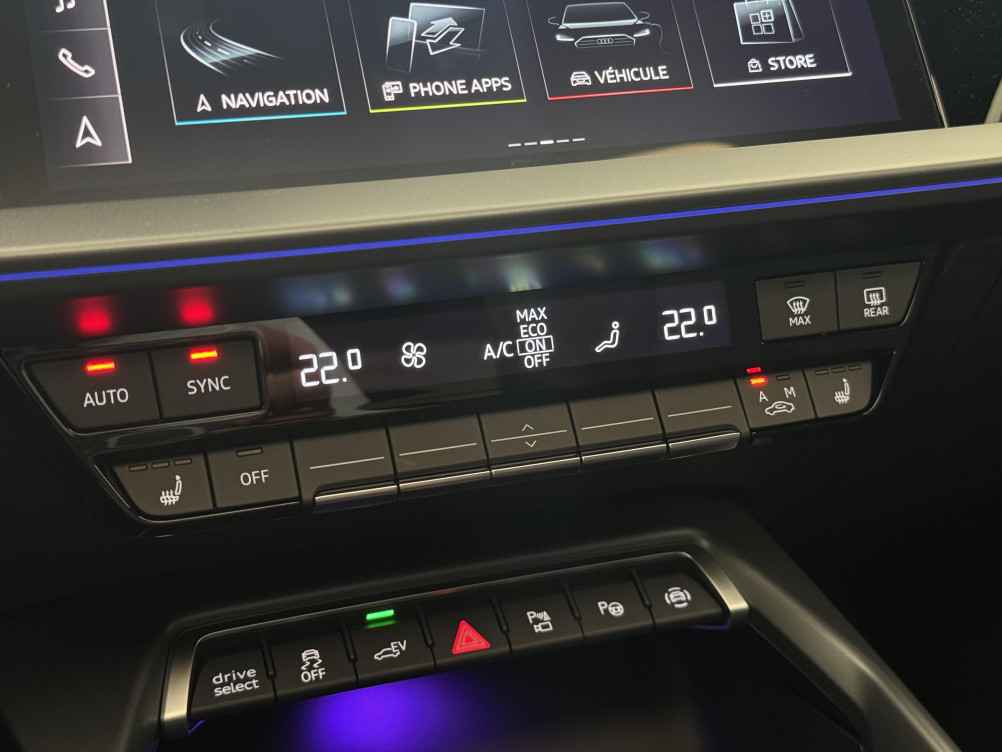 Acheter Audi A3 Sportback A3 Sportback TFSI e Hybride rechargeable 204 S tronic 6 S line 5p neuf dans les concessions du Groupe Faurie