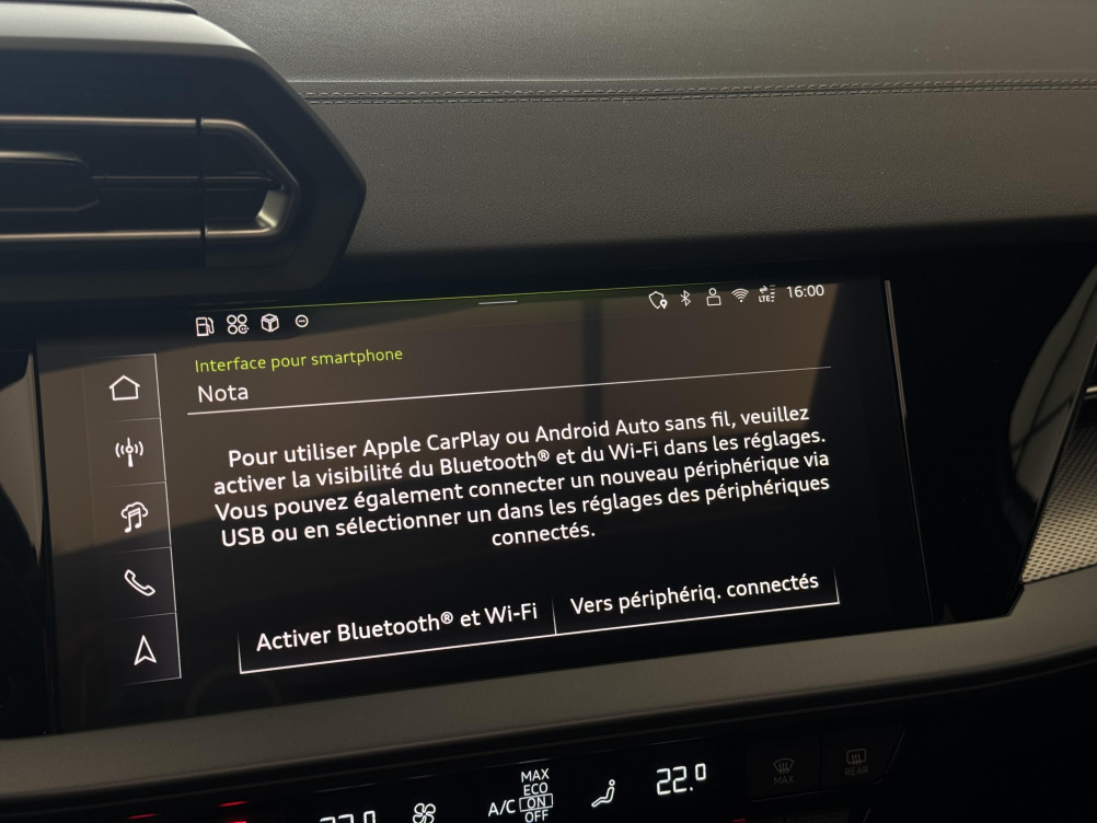 Acheter Audi A3 Sportback A3 Sportback TFSI e Hybride rechargeable 204 S tronic 6 S line 5p neuf dans les concessions du Groupe Faurie