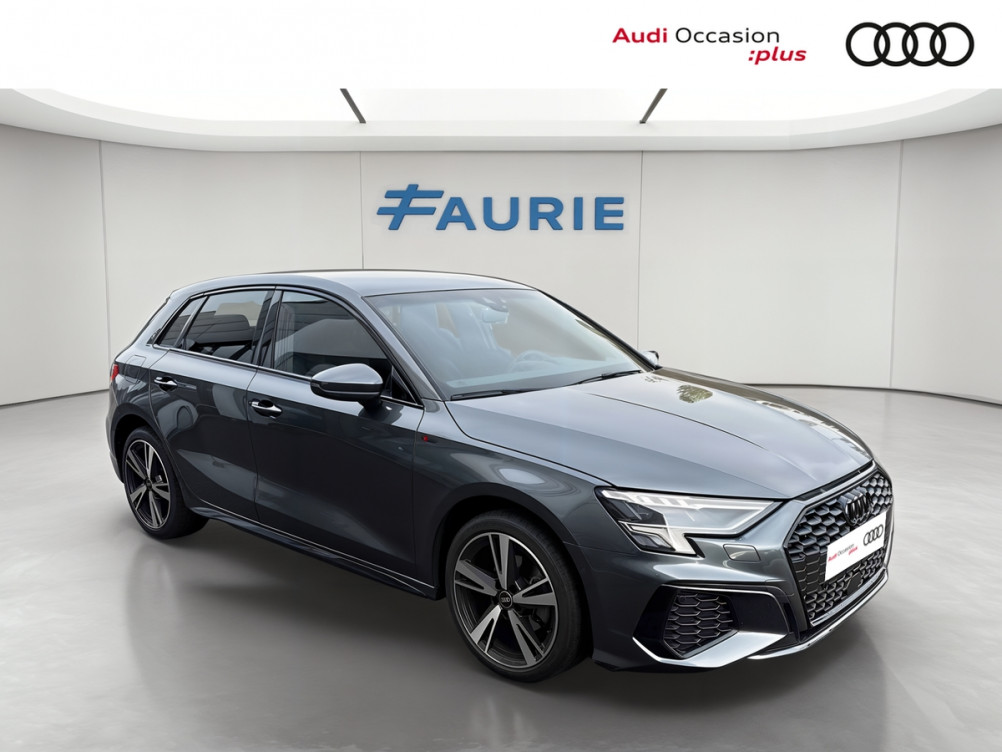 Acheter Audi A3 Sportback A3 Sportback 35 TFSI Mild Hybrid 150 S tronic 7 S Line 5p occasion dans les concessions du Groupe Faurie