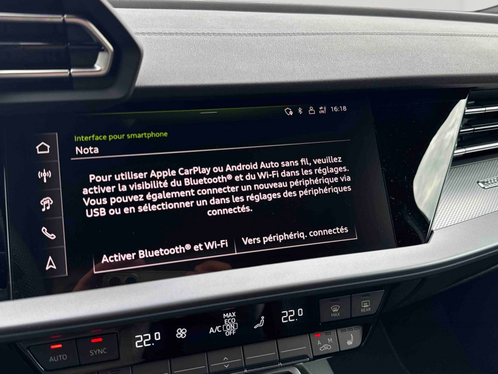 Acheter Audi A3 Sportback A3 Sportback TFSI Mild Hybrid 150 S tronic 7 S line 5p neuf dans les concessions du Groupe Faurie