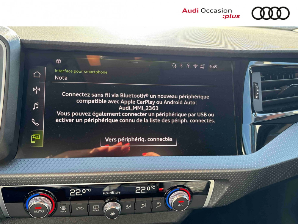 Acheter Audi A1 Sportback A1 Sportback 30 TFSI 116 ch S tronic 7 Design 5p occasion dans les concessions du Groupe Faurie