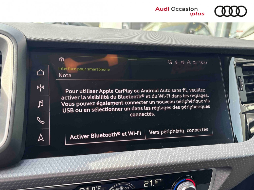 Acheter Audi A1 Sportback A1 Sportback 25 TFSI 95 ch S tronic 7 Design 5p occasion dans les concessions du Groupe Faurie